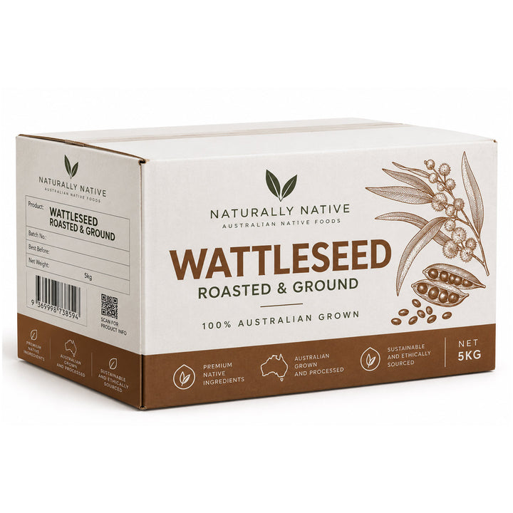 Australian wattleseed roasted and ground wholesale box